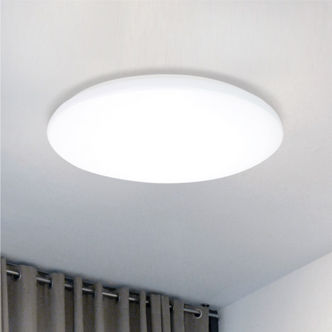 금호전기 금호 번개표 LED 아크릴 원형방등 60W 인테리어등 천장등/실링라이트, 60W 주광색(색상-화이트)