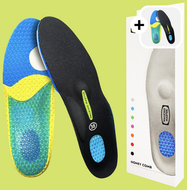 1+1 워킹마스터 기능성 깔창 군대 군인 군화 평발 족저근막염 요족