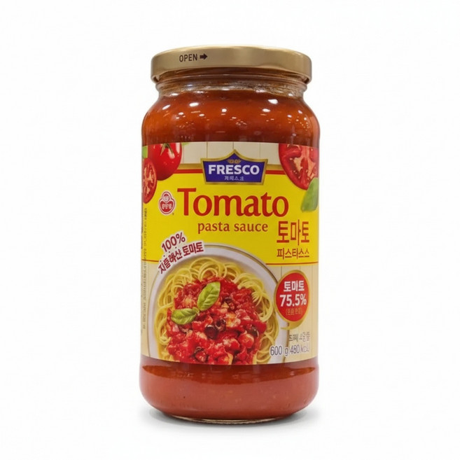 오뚜기 프레스코 토마토 스파게티소스 600g 1개