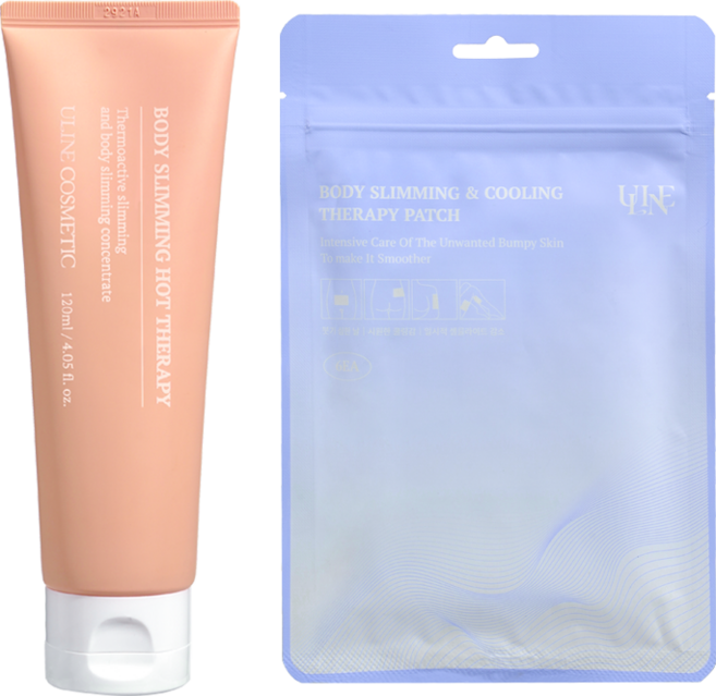 [유라인코스메틱] 홈트레이닝 크림(운동전) & 셀룰라이트 패치 * 1개 6매입, 120g