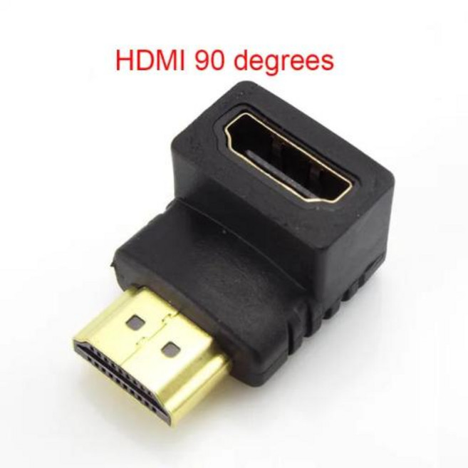 HDMI 호환 암수 어댑터 HDMI 케이블 호환 2.1 270 도 90 도 각도 익스텐션 케이블 어댑터 D6 1 개 2 개 5 개, [01] 90 Degree, [02] 2pcs