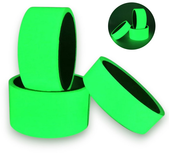 스타로다 축광 발광 테이프 3M 초록 라인 비상 형광 안전 유도선 야광테이프, 녹색, 1개