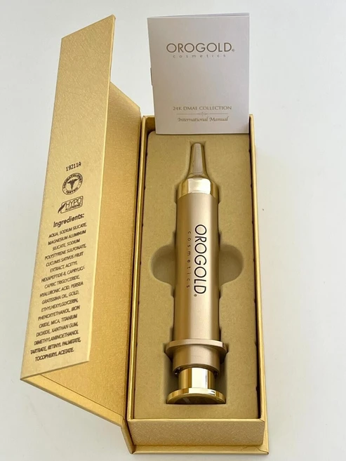 보습 피부진정 안티에이징 탄력 콜라겐 에센스 OROGOLD 24k DMAE Deep 주름 타이트닝 Solution 12g/0.42 온스(1온스=약30g) Brand New, 보습 피부진정 안티에이징 탄력 콜라겐 에센스 OROGO - 쿠팡