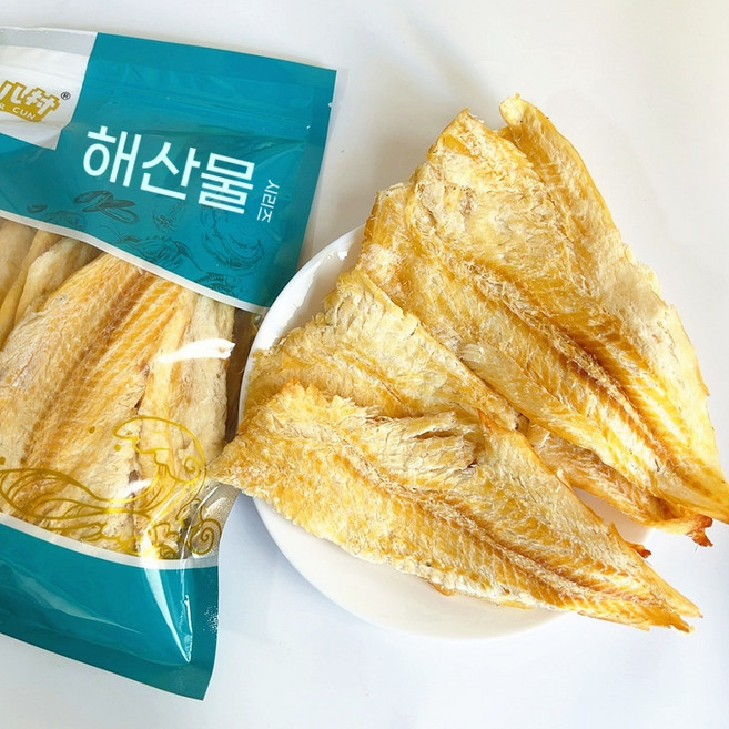 씨플 500g/1000g 손으로 찢어 먹는 즉석 대구포 국내산 반건조 대구포 고단백/고영양/심해 어획, 대구포 1000g
