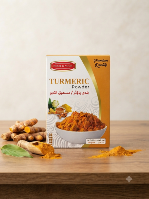 NOOR TURMERIC POWDER (HALDI POWDER PAKISTAN) / 강황분말, 1개, 200g