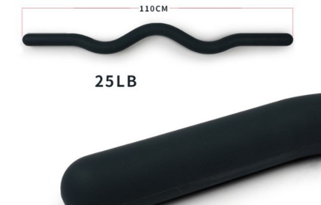 25LB 다목적 필라테스 하중 베어링 크로스빔 요가 피트니스 훈련 근력 종합 트레이너, 01 빠른, 01 Black, 1개