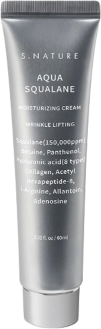 에스네이처 아쿠아 스쿠알란 수분크림, 60ml, 1개