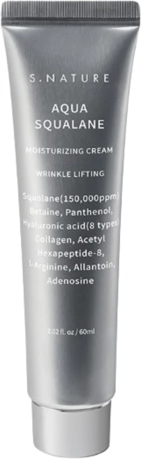 에스네이처 아쿠아 스쿠알란 수분크림, 60ml, 1개 - 쿠팡