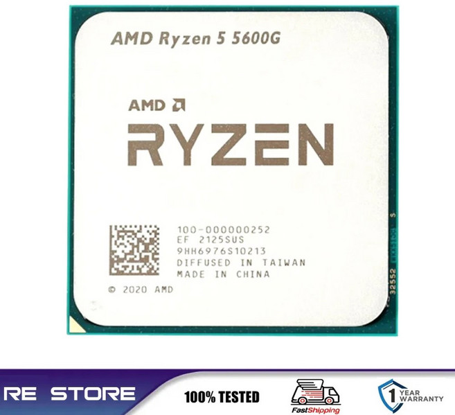 DS 3G AMD 9GHZ AM4 R5 RYZEN 프로세서 스레드 12 65W 코어 5600G