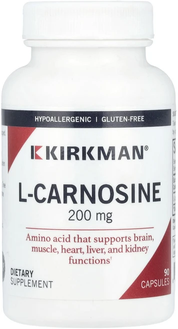 Kirkman Labs L-카르노신 200mg 캡슐 90정, 2개 - 쿠팡
