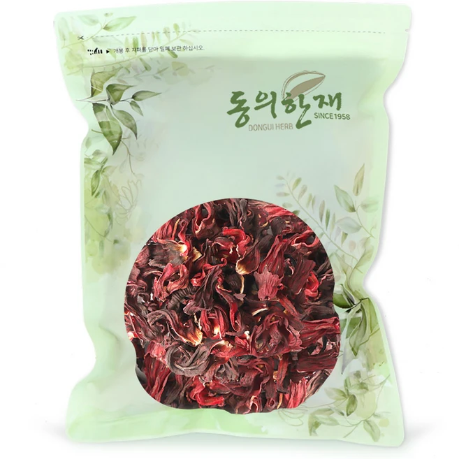 동의한재 최상품 100% 이집트 햇 히비스커스 꽃잎 차, 1개, 500g, 1개입 - 쿠팡