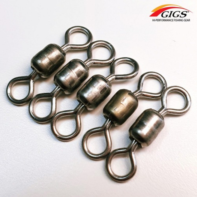 긱스코리아 롤링 스텐 도래(대물 전용 8호) 스테인리스 스위벨 채비소품, 1개