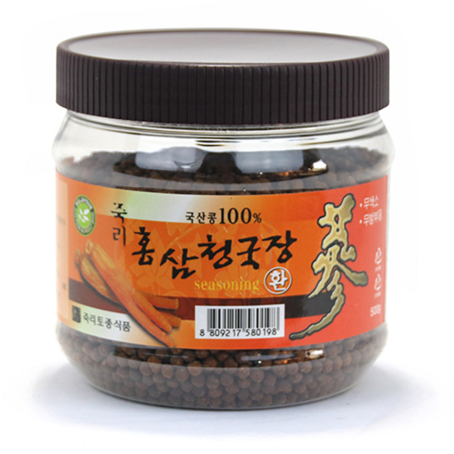죽리토종식품 홍삼 청국장환 500g, 1개