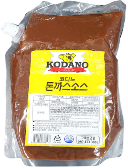 코다노 돈까스 소스, 2kg, 1개