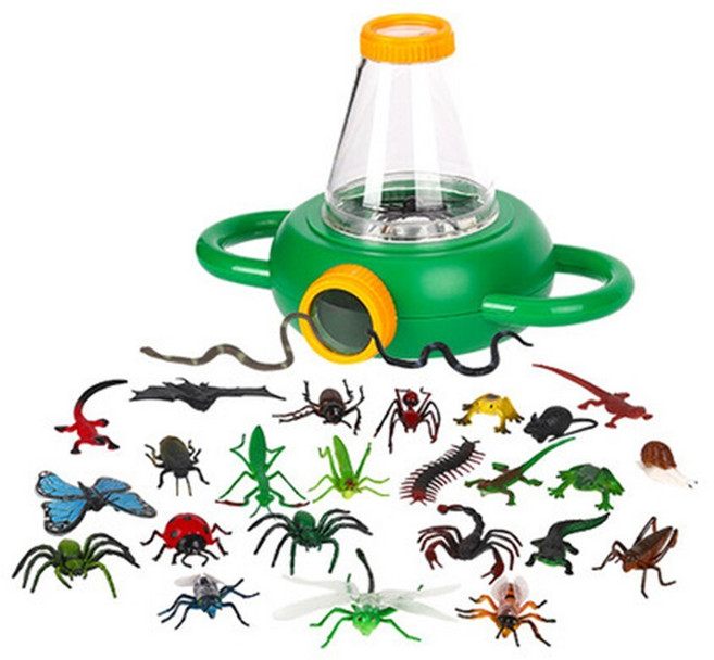 모형 곤충관찰세트x1개 모형곤충 26종+손잡이뷰어