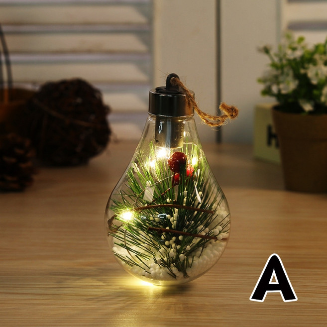 聖誕節櫥窗裝飾燈 雪花 麋鹿造型吊飾燈, 1個, 吊掛燈炮A