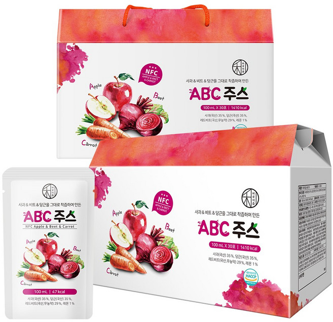 바로이즙 ABC주스 30포 (2박스), 3L, 2박스