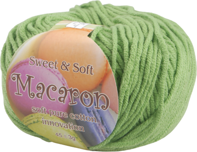 미소털실 슈가(마카롱) 66색 인형 털실 뜨개질, 34고추냉이, 1개