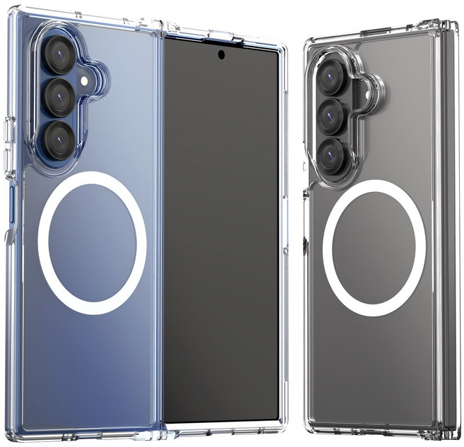 아라리 갤럭시 Z폴드7 케이스 맥세이프 강한 자력 마그네틱 투명 듀플 M