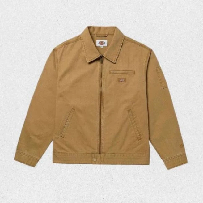 매장정품 DICKIES 피그먼트 헤링본 재킷 Bone Brown 3777673 1472783 - 쿠팡