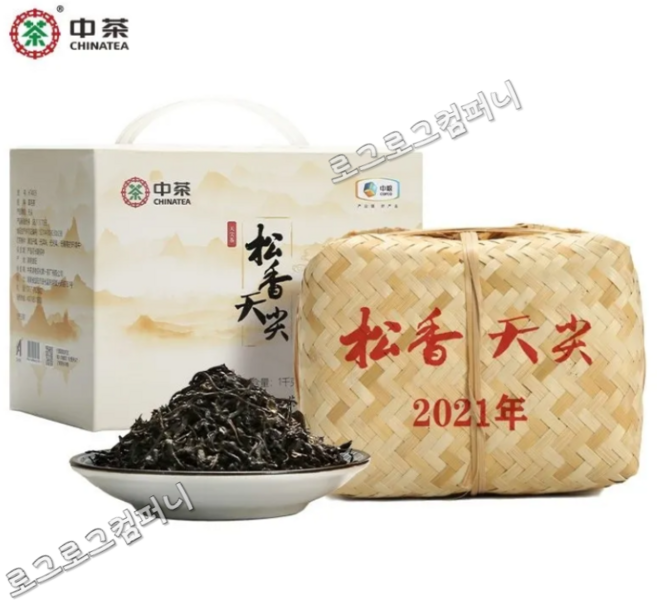 송향천첨 안화흑차 2021년 중차 천첨 흑차 산차 블랙티 흑모차 산차 1kg, 1개, 1개입