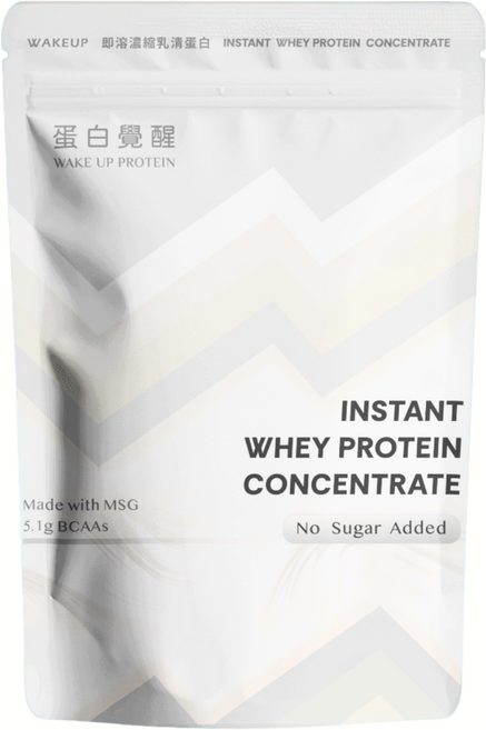 蛋白覺醒 WAKEUP 濃縮乳清蛋白 MSG優質乳源 無糖配方 每份含5.1g BCAA 1公斤, 1個, 【濃縮】MSG乳源1KG, 1kg