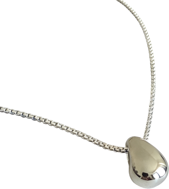 가원홈 물방울 펜던트 심플 여성 롱 목걸이 X1003