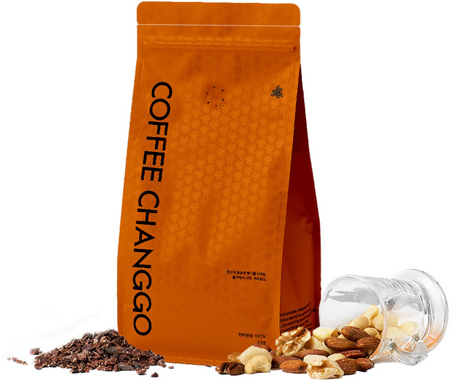 커피창고 산미없는 이든 블렌드 원두커피, 1개, 1kg, 홀빈(분쇄안함)