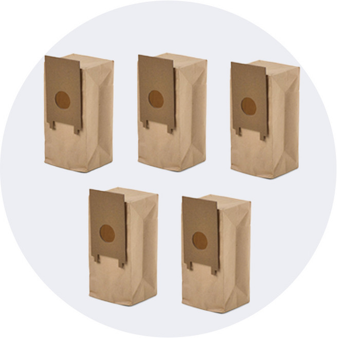 클래파 무선청소기 더 라이트 THE LIGHT BVC-S185 전용 먼지봉투 더스트백 5개, BVC-S185 먼지봉투