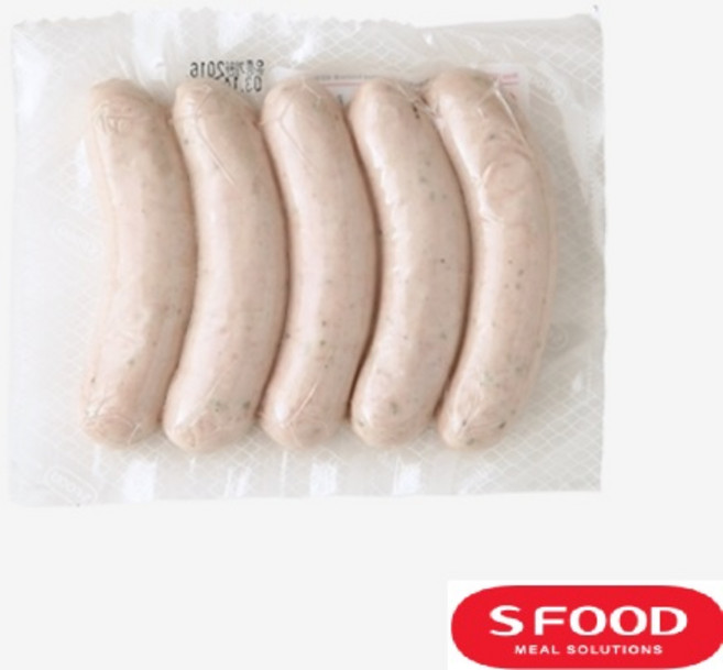 에쓰푸드 그릴 소시지 70g x 5입 350g 냉장 캠핑용 핫도그용, 1개