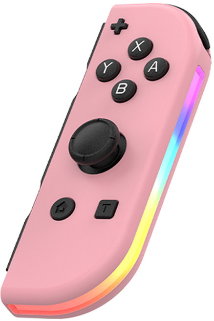 호환 닌텐도 스위치 조이컨 오른쪽 교체용 컨트롤러, 분홍색, 1개, R