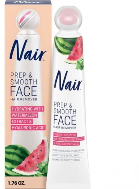 네어 프렙 앤 스무스 페이스 헤어 리무버 수박 추출물 & 히알루론산 함유 50g 145964 - 쿠팡