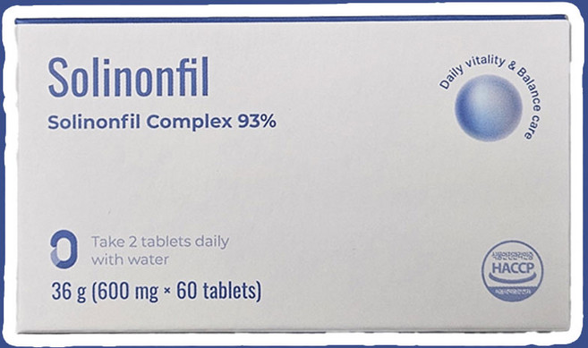 Solinonfil 솔리논필 Complex 흑마늘 블랙마카 야관문, 1박스 60정, 60정