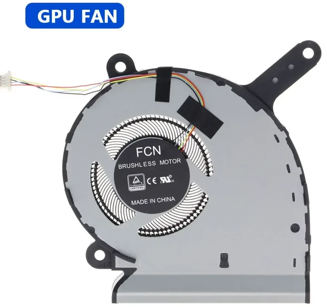 ASUS ROG Strix G531 S5D 노트북 쿨러 CPU 냉각 팬 용 5V 0.5A 12304363 N