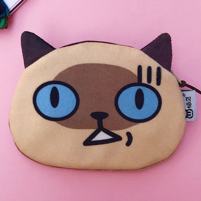 猫范 貓咪造型毛絨零錢包