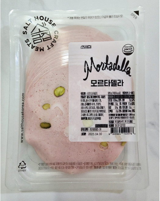 소금집 모르타델라 소시지, 1개, 120g