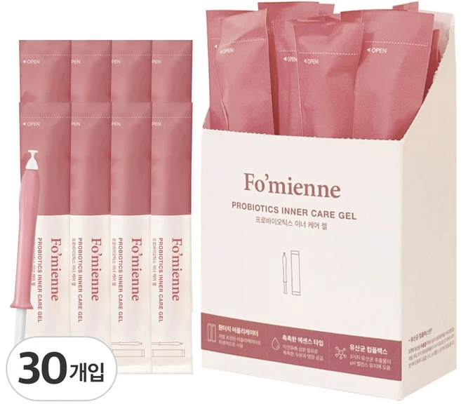 포미엔느 프로바이오틱스 이너 케어젤, 54g, 1개 - 쿠팡