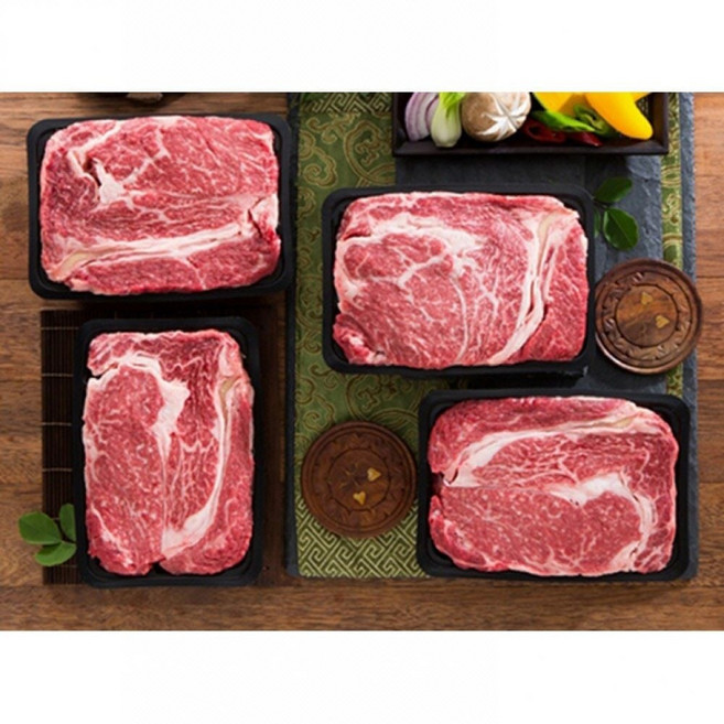 대관령한우 눈꽃등심세트 1호1.6kg 한우선물세트, 1개