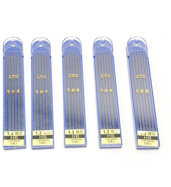 [제이스공구] 국산 목공용 리필 심, 블랙, 60개, 1.3mm