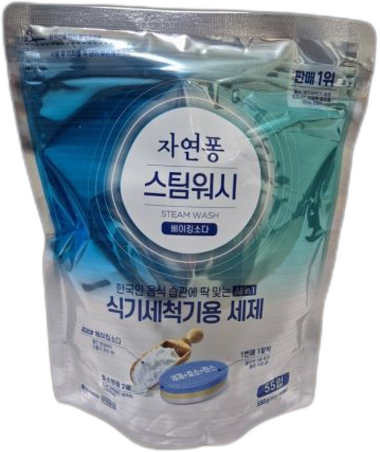 LG생활건강 자연퐁 스팀워시 식기세척기용 타블렛세제, 3개, 550g