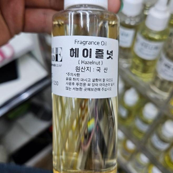 [캔들메이드]국산 프레그런스 오일 100ml, 헤이즐넛, 1개