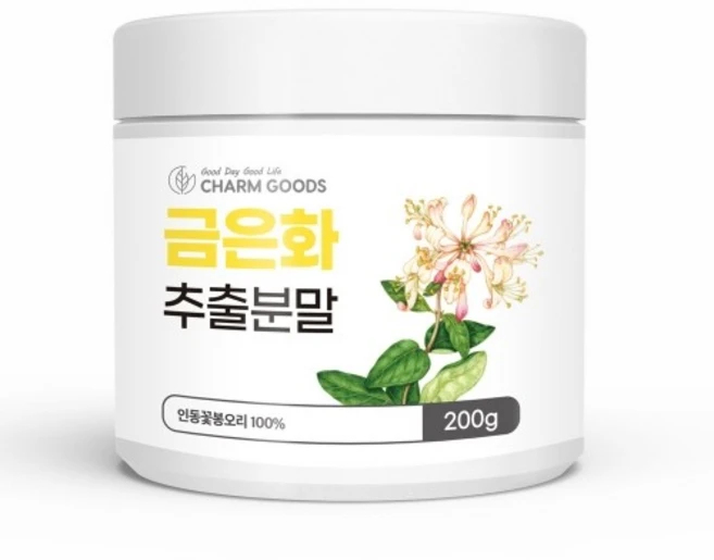 Charm Goods 금은화 추출분말 200g 병, 1개, 1g - 쿠팡