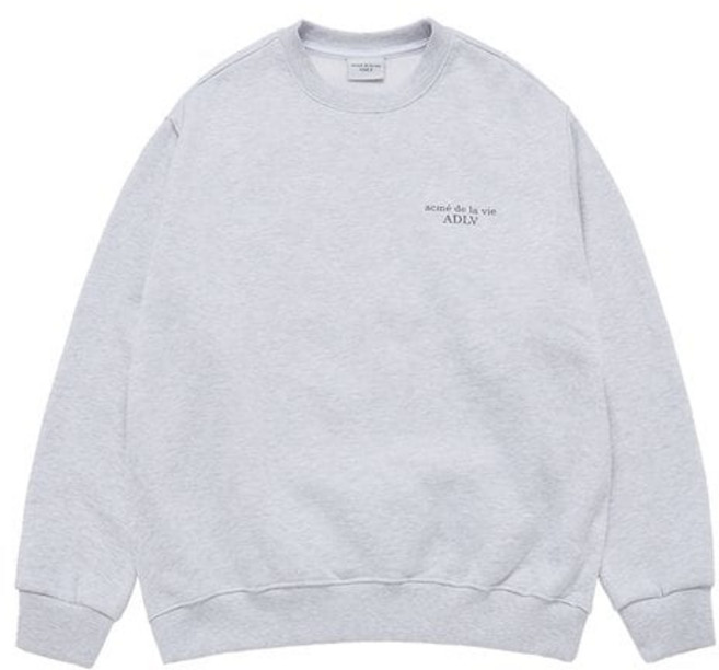 백화점정품 커버낫 맨투맨 티셔츠 커플티 아크메드라비 BASIC LOGO NAPPING SWEATSHIRT 남녀공용맨투맨 후드집업 바람막이 저지 맨투맨티셔츠아크메드라비 맨투맨티셔
