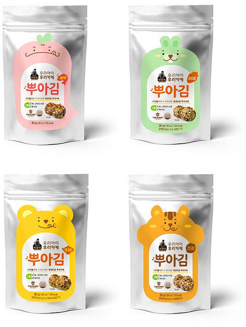 박향희김 어린이 뿌아김 30g / 뿌김 김자반 아이 후리가케 유아김 김가루 / 야채 새우 카레 견과, 1개