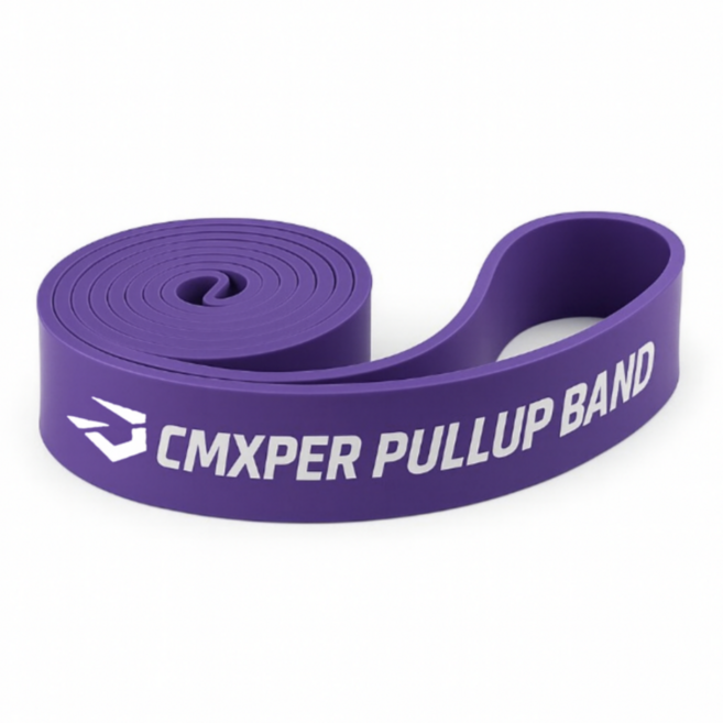 씨엠엑스퍼 스포츠 턱걸이 스트레칭 파워 스트롱 풀업 밴드, 퍼플, 1개