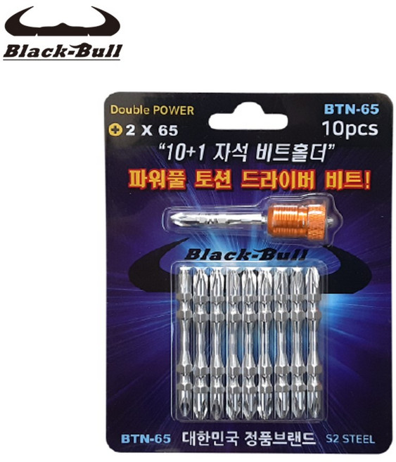 블랙불 토션비트 세트 110mm (10Pcs), 1개