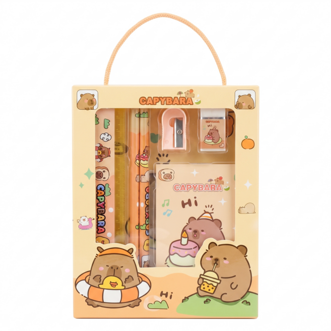 문구 세트, 1개, 카피바라