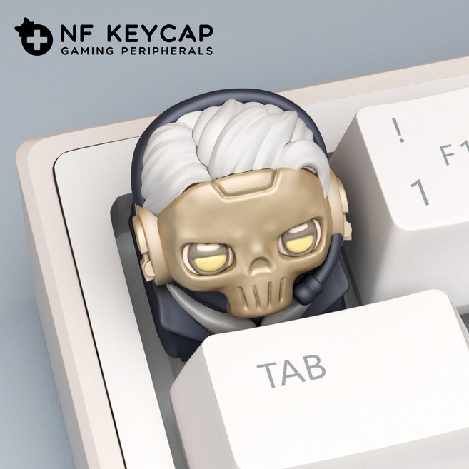 NF KEYCAP 三角洲行動 紅狼 蝕金玫瑰 個性創意機械鍵盤鍵帽, 1個, 蚀金玫瑰