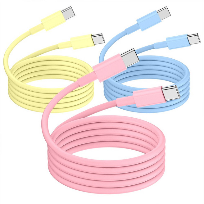 루미아코어 초고속 충전케이블 C to C PD 60W C타입 고속충전케이블, 1세트, ctoc, 1m