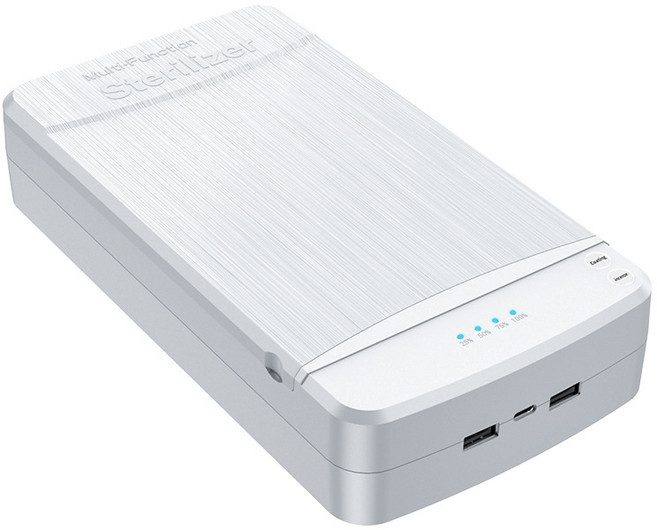 멀티살균기 스마트 핸드폰소독기 uv 소독 세균 박멸, 유브이, 화이트